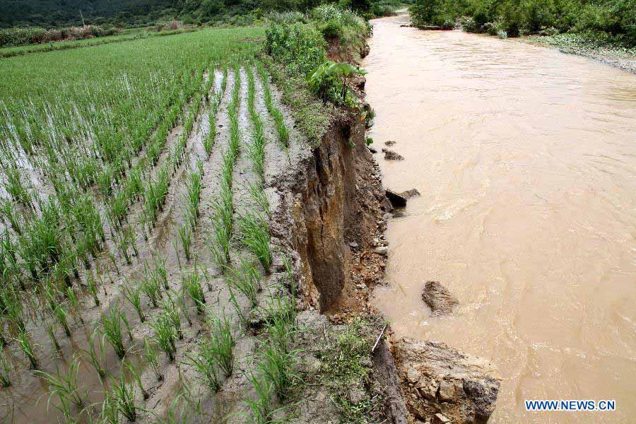 230 тыс человек пострадали в результате проливных дождей в Восточном Китае (2)
