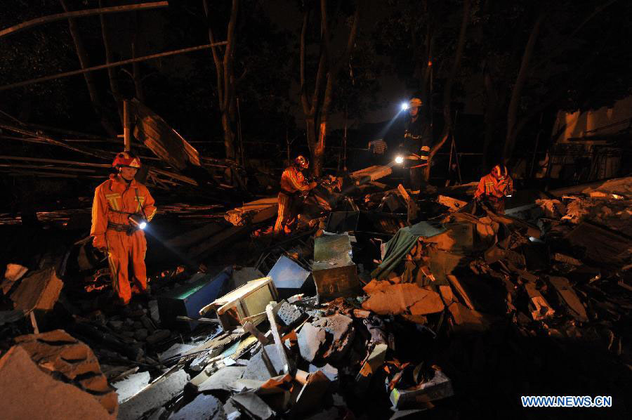 Число жертв взрыва в столовой газотопливной компании Сучжоу выросло до 11 человек (3)