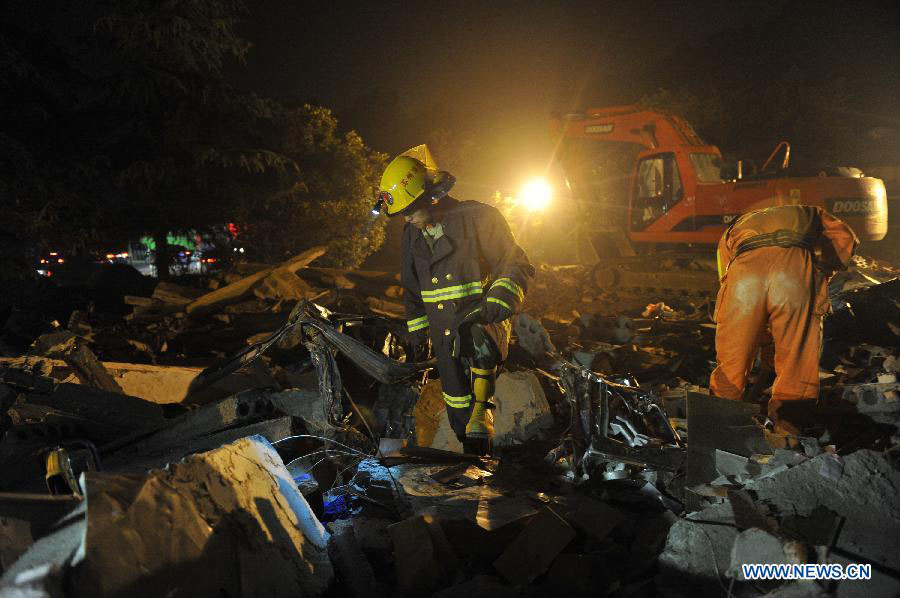 Число жертв взрыва в столовой газотопливной компании Сучжоу выросло до 11 человек (2)