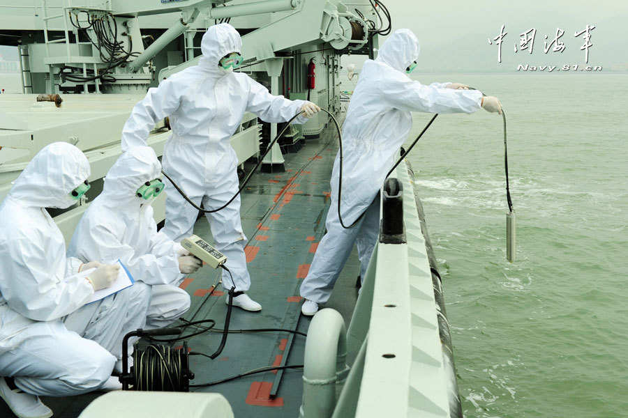 В Китае появился первый морской аварийно-спасательный отряд по предотвращению угрозы ядерного, химического и биологического нападения (4)