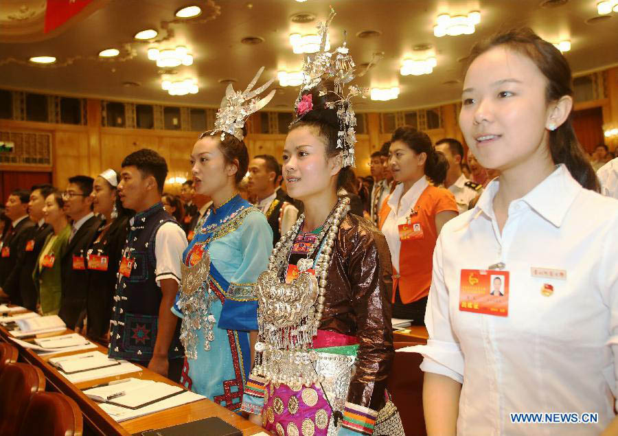 В Пекине открылся 17-й Всекитайский съезд Коммунистического союза молодежи Китая (3)