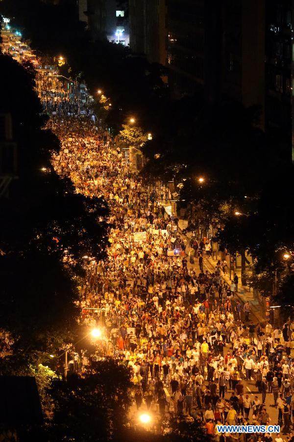 По Бразилии вновь прокатилась волна народных протестов