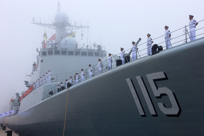 Китай направил семь кораблей в Россию для участия в совместных китайско-российских учениях «Морское взаимодействие –2013» (10)