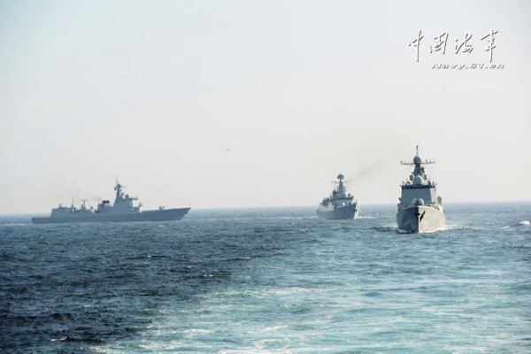 Китайский флот развернул тренировки сопротивления по пути к заливу Петра Великого  (5)