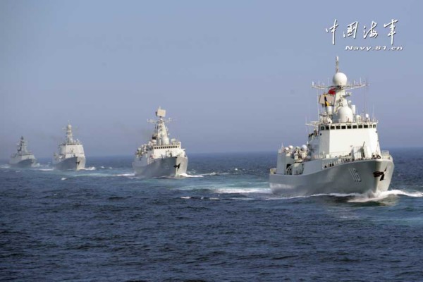 Китайский флот развернул тренировки сопротивления по пути к заливу Петра Великого 