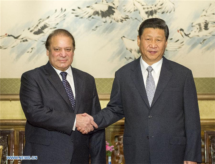 Си Цзиньпин встретился с премьер-министром Пакистана Н. Шарифом (3)