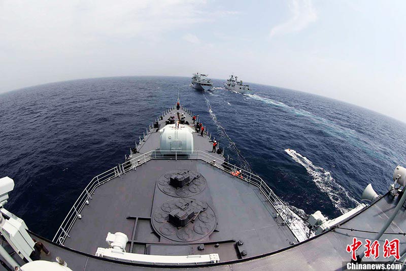 Отряд военных кораблей Китая прибыл во Владивосток для участия в российско-китайских маневрах (8)