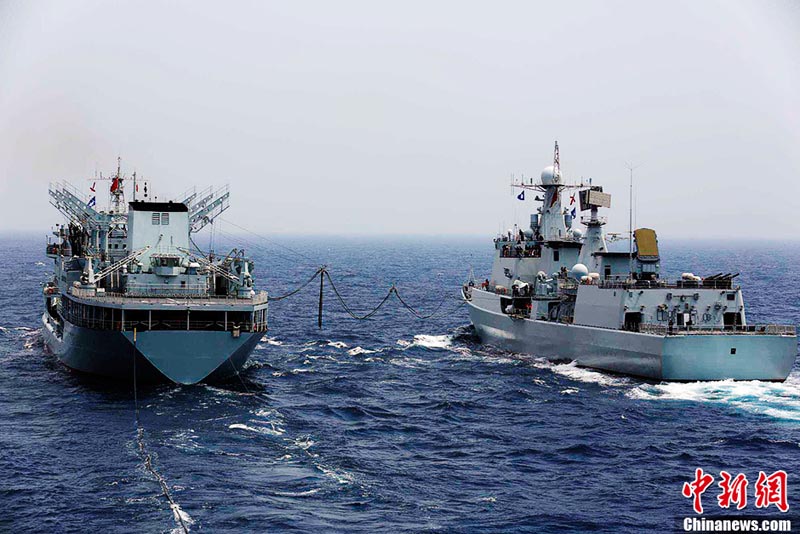 Отряд военных кораблей Китая прибыл во Владивосток для участия в российско-китайских маневрах (7)