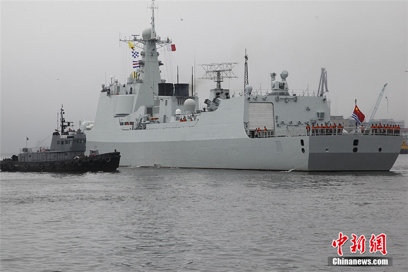 Военные корабли Китая и России направляются в район проведения совместных учений (8)