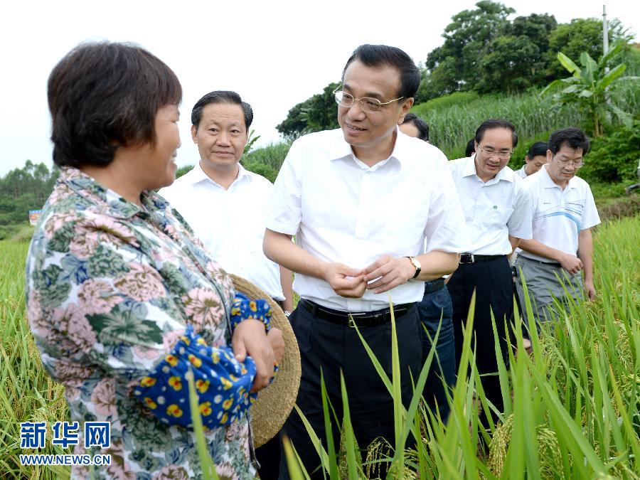 Ли Кэцян в ходе поездки по Гуанси-Чжуанскому автономному району пообещал ему политическую поддержку