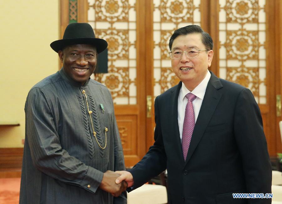 Китай готов активизировать обмены с Нигерией в области правопорядка и управления государством -- Чжан Дэцзян