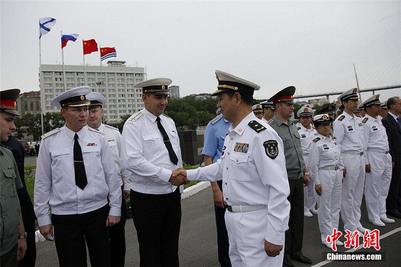 Отряд боевых кораблей ВМС Китая покинул Владивосток (4)
