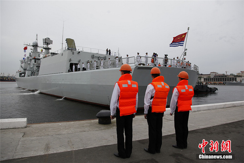 Отряд боевых кораблей ВМС Китая покинул Владивосток