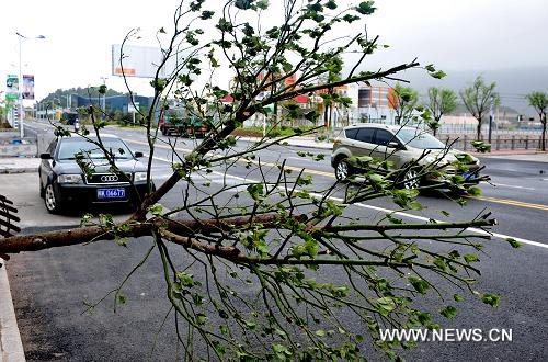 В провинции Фуцзянь от нашествия тайфуна "Соулик" пострадали почти 400 тыс человек (4)