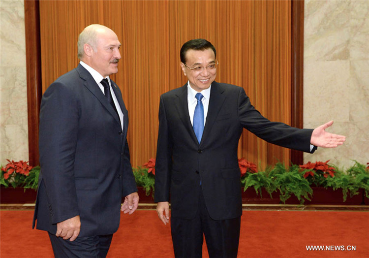 Ли Кэцян: Китай и Беларусь -- взаимодоверяющие надежные партнеры