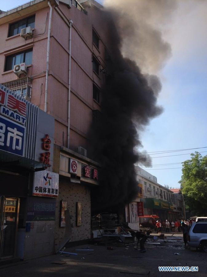 В одном из кондитерских магазинов Пекина прогремел взрыв, пострадали несколько человек