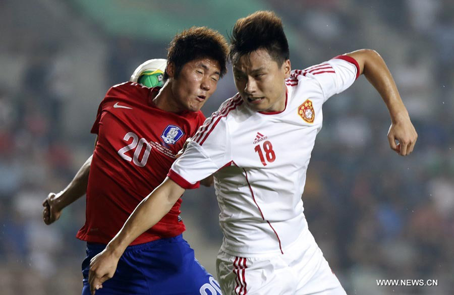 Кубок Восточной Азии по футболу: мужская сборная Китая сыграла вничью со сборной Южной Кореи (3)