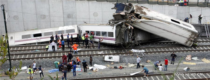 Число погибших в результате железнодорожной катастрофы в Испании возросло до 77 человек