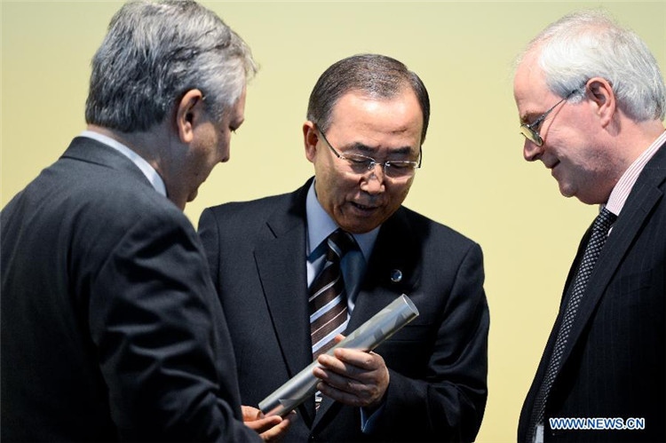 В ООН состоялась церемония передачи олимпийской эстафетной палочки (4)