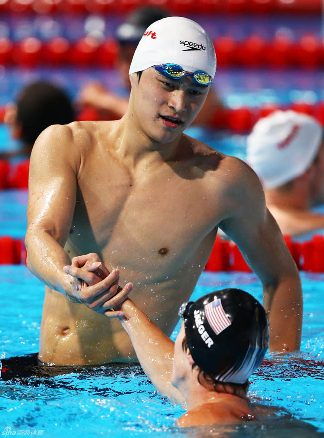 Сунь Ян завоевал "золото" на дистанции 800 м вольным стилем на ЧМ в Барселоне (6)