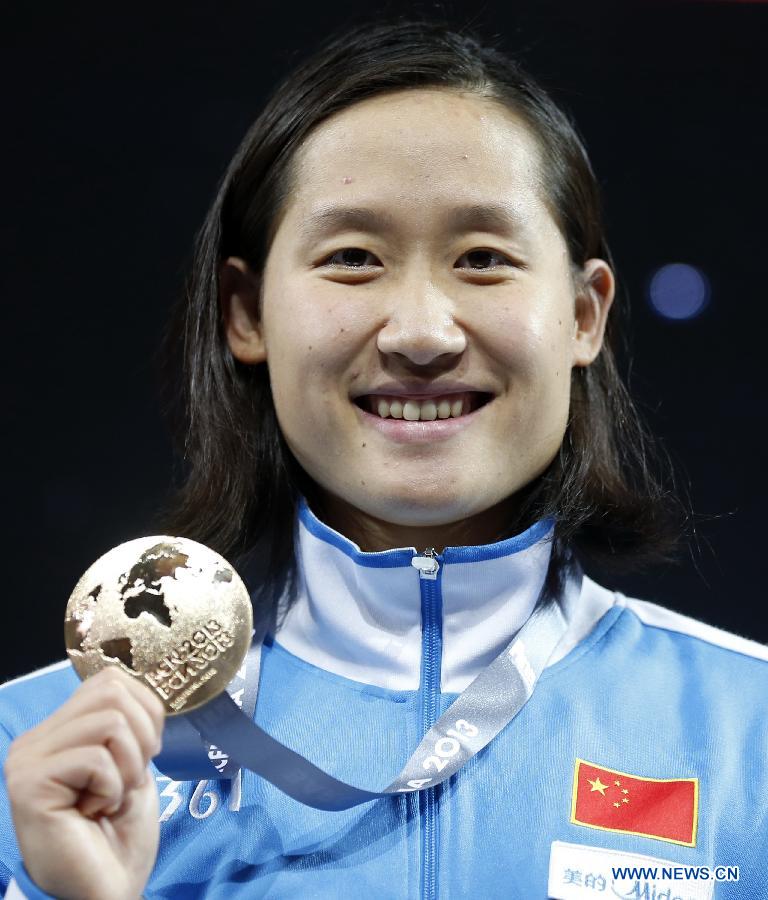 Лю Цзигэ завоевала "золото" в плавании на 200 м баттерфляем на 15-м чемпионате мира по водным видам спорта