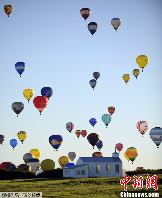 Во Франции проходит Всемирный фестиваль воздушных шаров (2)