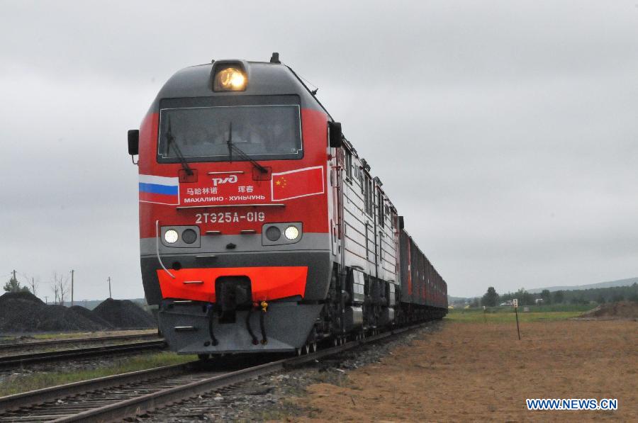 Восстановлено движение поездов по китайско-российской железнодорожной ветке Хуньчунь -- Махалино