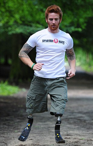 Британский инвалид участвовал в «Адском соревновании с препятствиями»