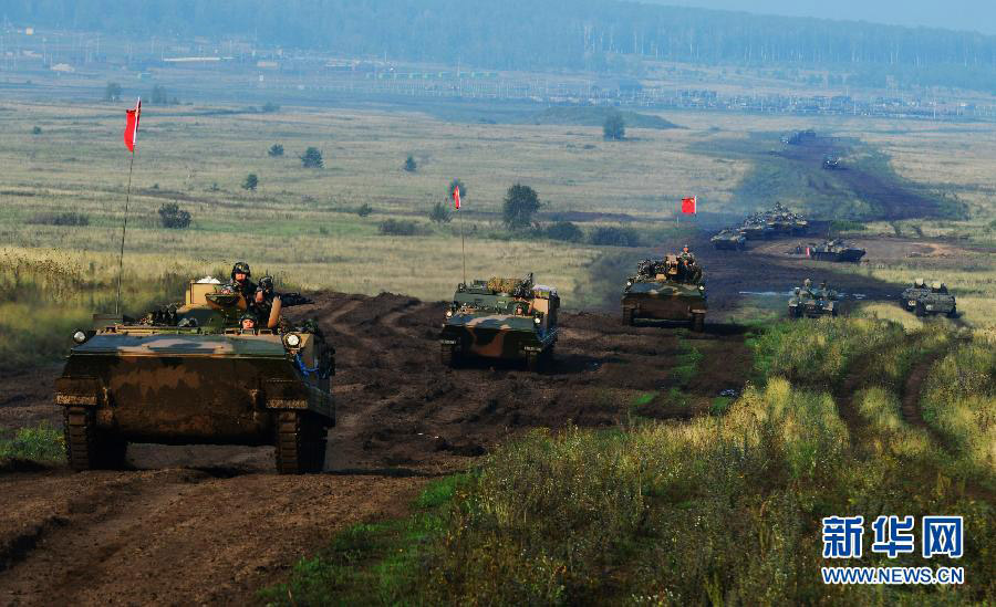 Китайские и российские войска провели тренировку практических действий