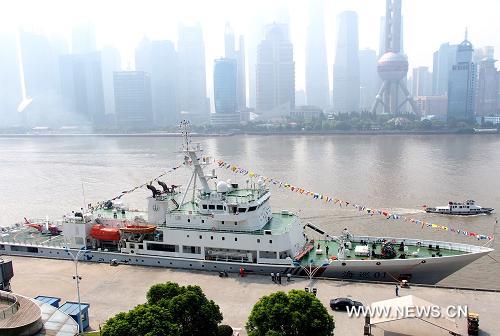 Китайский корабль "Хайсюнь-01" вернулся в Шанхай после посещения Австралии и еще 3 стран Юго-Восточной Азии (3)
