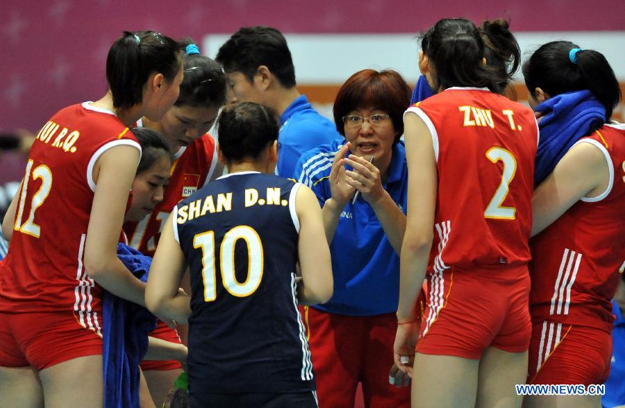 Сборная Китая победила в матче сянганского этапа Мирового Гран-при по волейболу среди женщин (10)