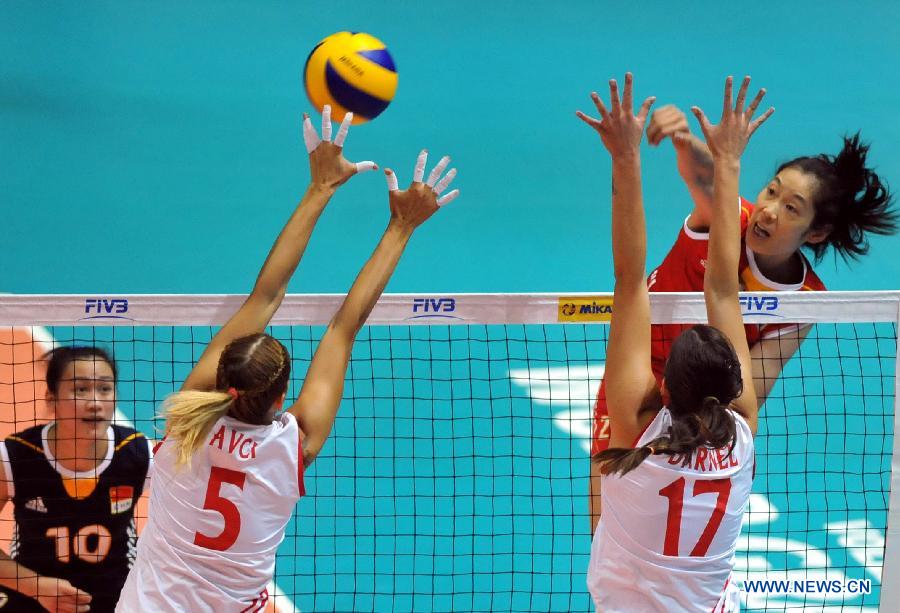 Сборная Китая победила в матче сянганского этапа Мирового Гран-при по волейболу среди женщин
