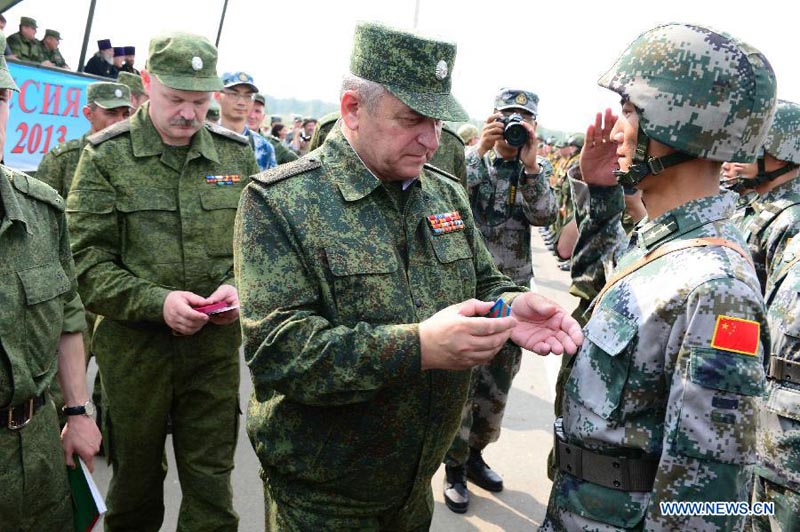 Китайско-российские военные учения "Мирная миссия-2013" завершились успешно  (3)