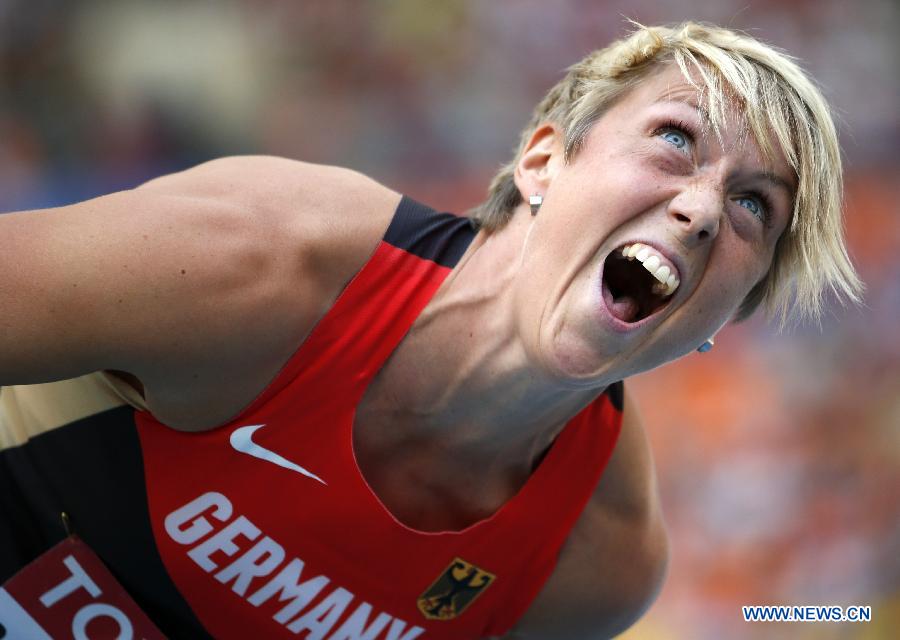 Немка Кристина Обергфелль стала чемпионом мира в метании копья на Чемпионате мира по легкой атлетике (5)