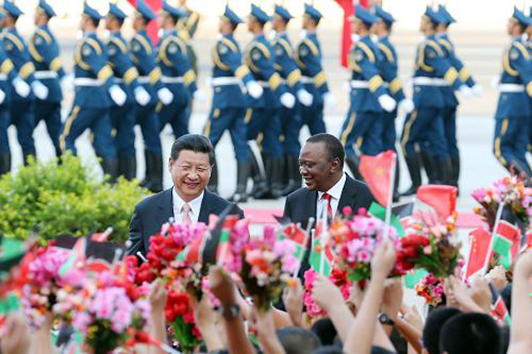 Си Цзиньпин провел переговоры с президентом Кении (2)