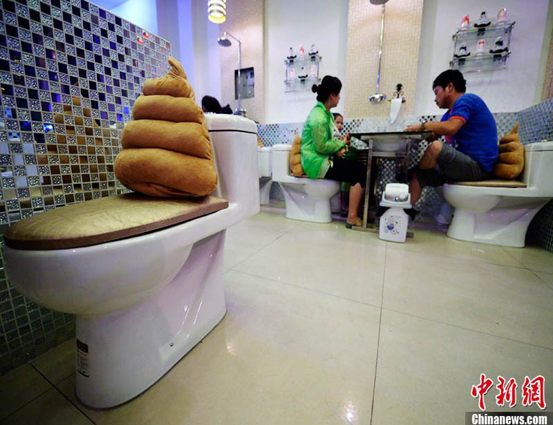 Первый ресторан в стиле уборной открылся в городе Тайюань провинции Шаньси (5)