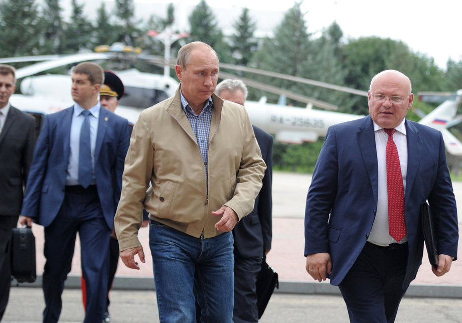 Путин прилетел в Хабаровск