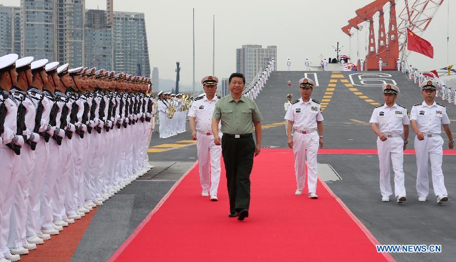 Си Цзиньпин посетил с инспекцией Шэньянский военный округ НОАК (2)