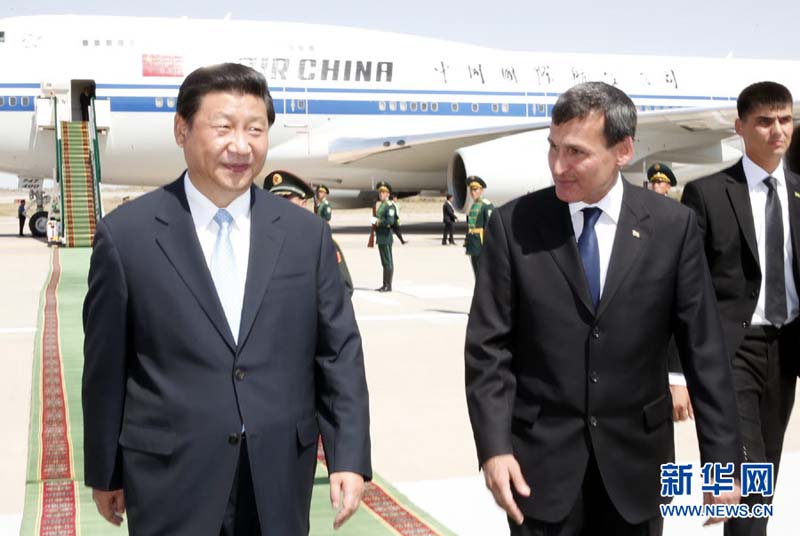Председатель КНР Си Цзиньпин прибыл в Ашхабад с визитом  (2)