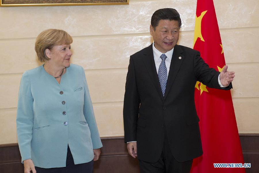 Си Цзиньпин встретился с канцлером Германии