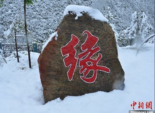 В Ганьцзы-Тибетском автономном округе провинции Сычуань выпал снег (3)
