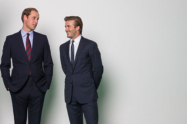 Принц Уильям и Дэвид Бекхэм снимутся в рекламе ради благотворительности