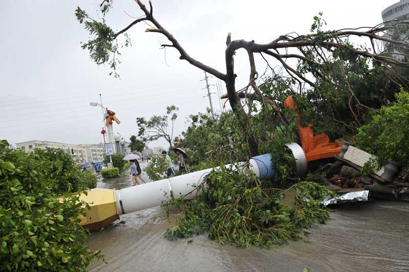 В Южном Китае 25 человек стали жертвами мощного тайфуна "Усаги" (2)