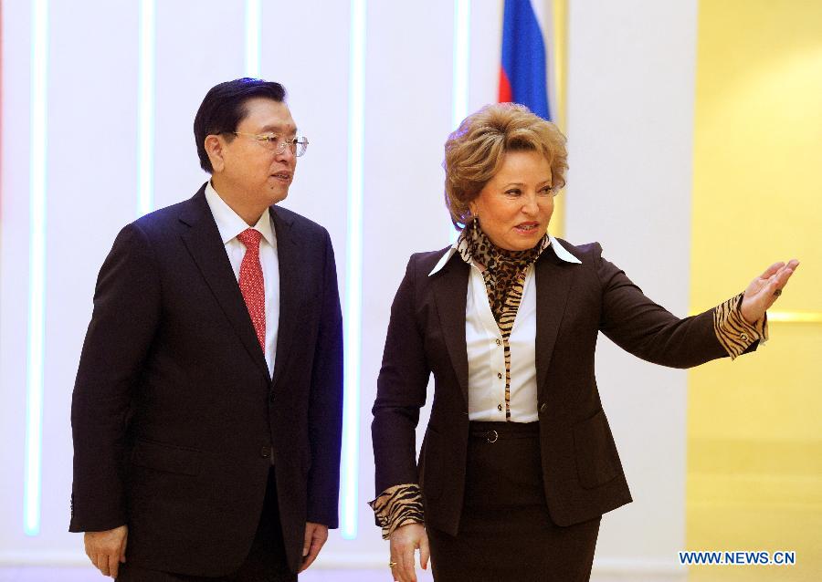 Председатель ПК ВСНП Чжан Дэцзян совершил официальный и дружественный визит в Россию (2)