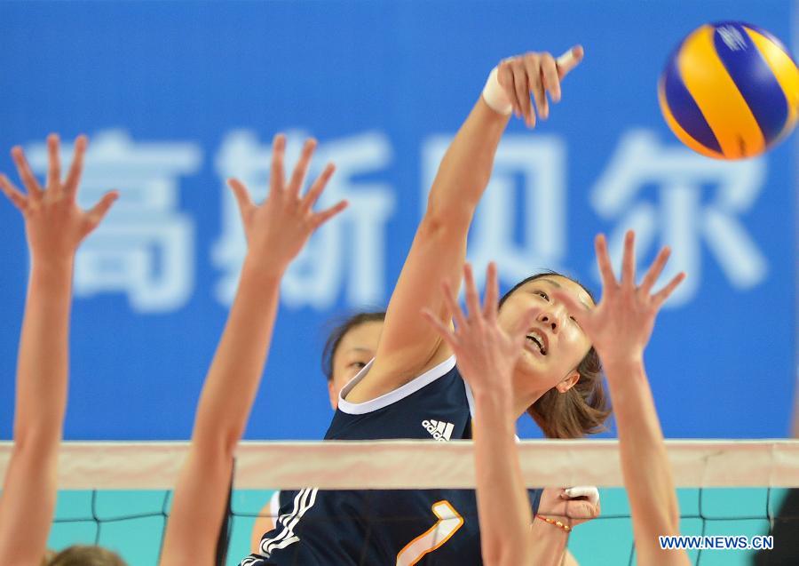 На азиатском этапе квалификационных соревнований чемпионата мира по волейболу сборная Китая одержала победу над сборной Новой Зеландии (3)