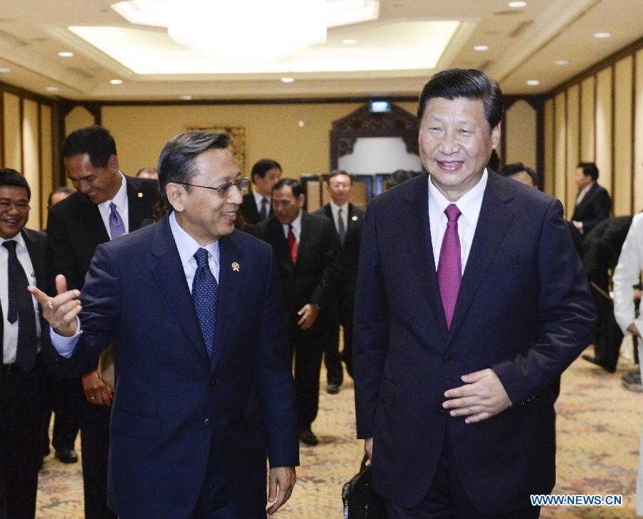 Председатель КНР Си Цзиньпин и вице-президент Индонезии Будионо заявили о намерении укреплять двусторонние отношения
