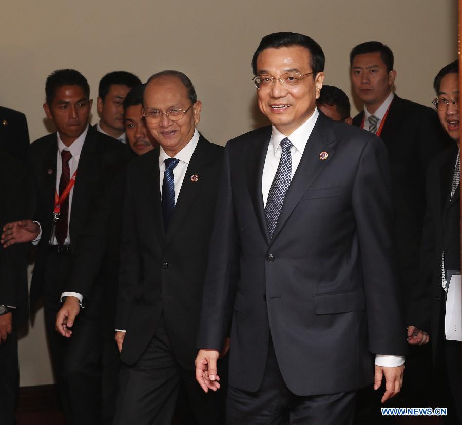 Премьер Госсовета КНР Ли Кэцян встретился с президентом Мьянмы У Тхейн Сейном