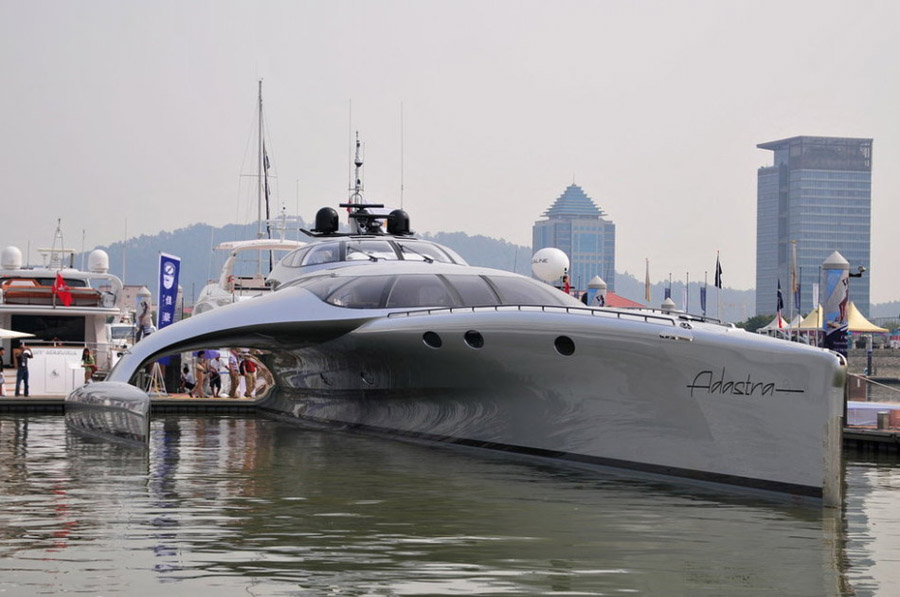 Самая изумительная в мире яхта представлена в Гуанчжоу (2)