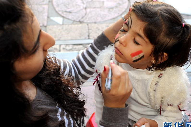 Сирийские дети отпраздновали Курбан-байрам