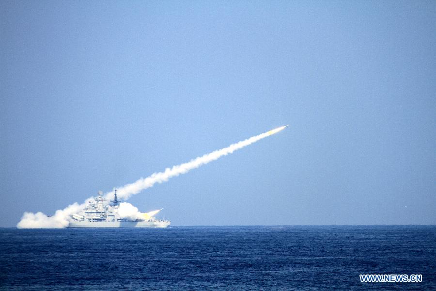 В Желтом море прошли учения с ракетными стрельбами Северо-Китайского флота НОАК 